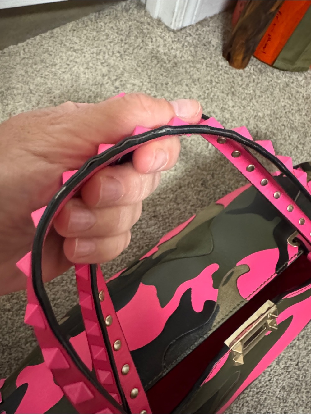READ—Valentino Pink Camo Bag - Picture 12 of 14